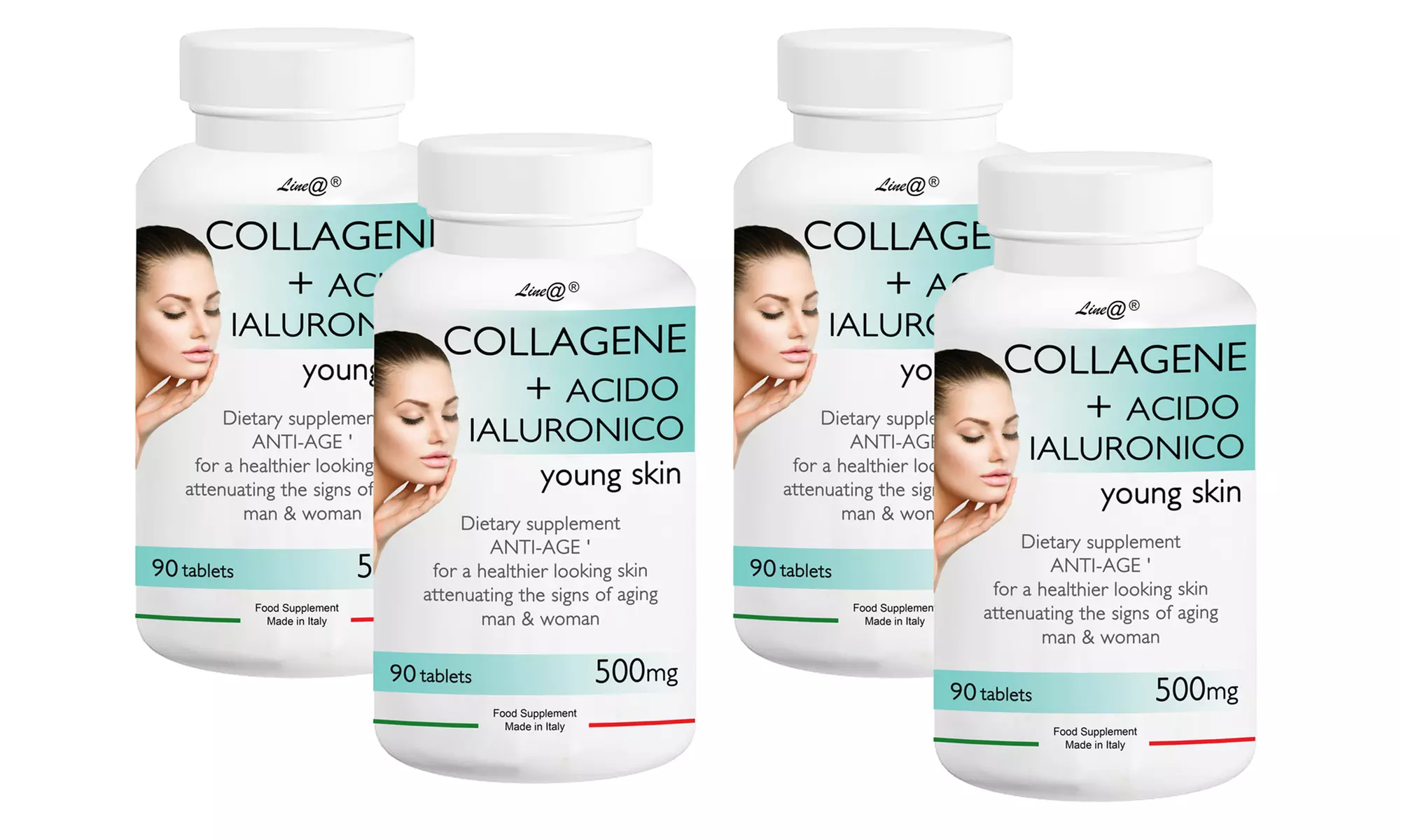 Fino a 360 compresse con collagene e acido ialuronico Lineadiet