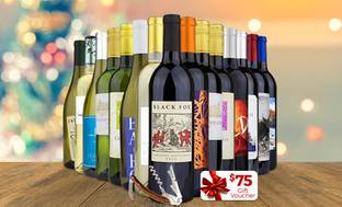 image for 80% Off 15-Bottle Holiday Wine Package