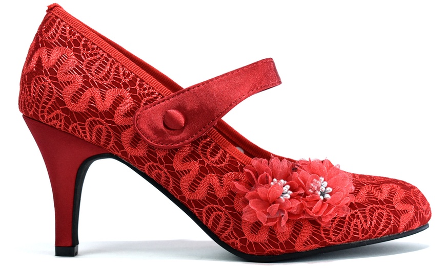 Image 15: Women's Floral Lace Shoes