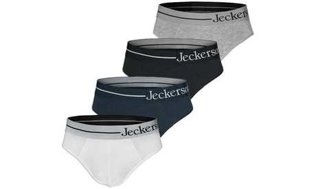 Fino a 6 slip Jeckerson in cotone, disponibili in 4 colori e 4 taglie