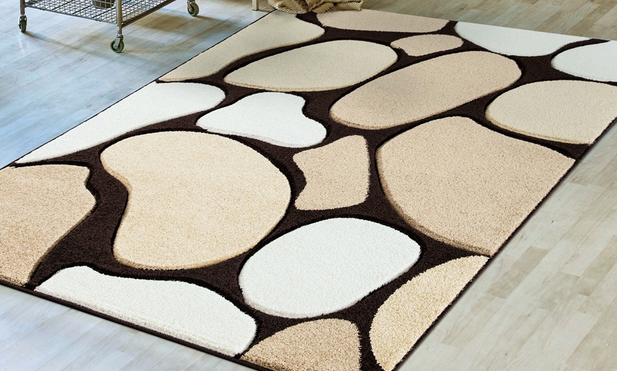 Image 4: Smart Living Carved Floor Rug