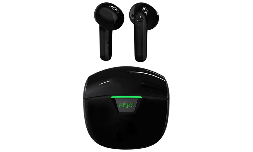 Image 6: TWS Wireless Bluetooth Noise Reduction Headphones