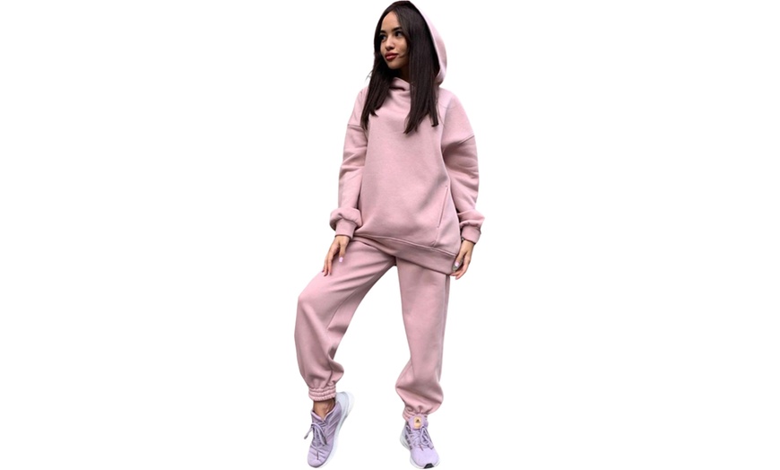 Image 11: Women's Street-Style Hoodie and Pants Set