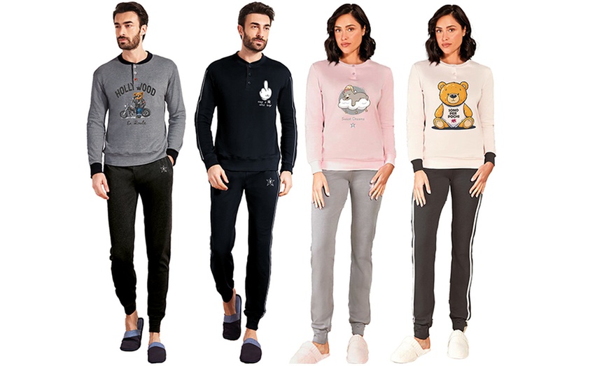 Image 1: Pyjama Hollywood Milano pour homme ou femme
