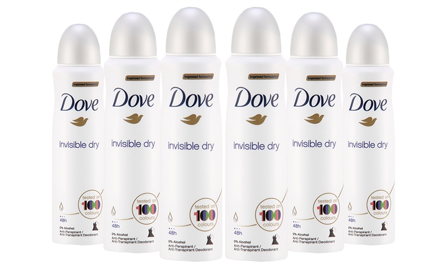 Image 5: Six-Pack of Dove Antiperspirant Deodorant Spray