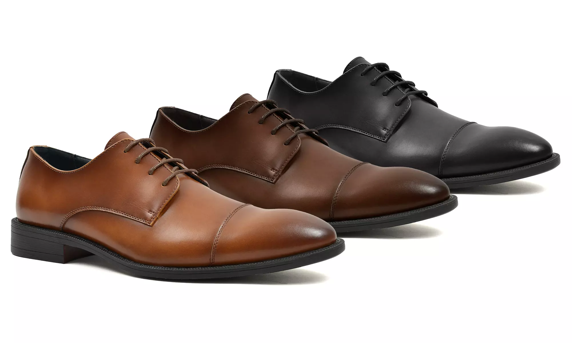 Joseph Abboud Matteo Men's Leather Oxford Dress Shoes (Sizes 8, 10, 10.5) - Primary Image