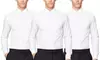 Verno Men's Slim Fit White Dress Shirts (3-Pack)