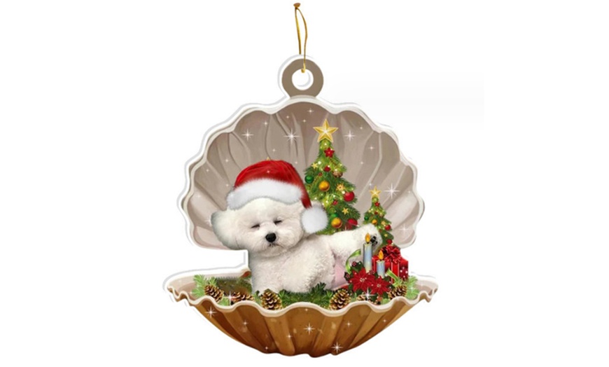 Image 8: Sleeping Dog-Design Hanging Ornament