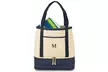 One or Two Personalized Cooler Coastal Cotton Insulated Tote Bags at Qualtry (Up to 55% Off) - Second Medium