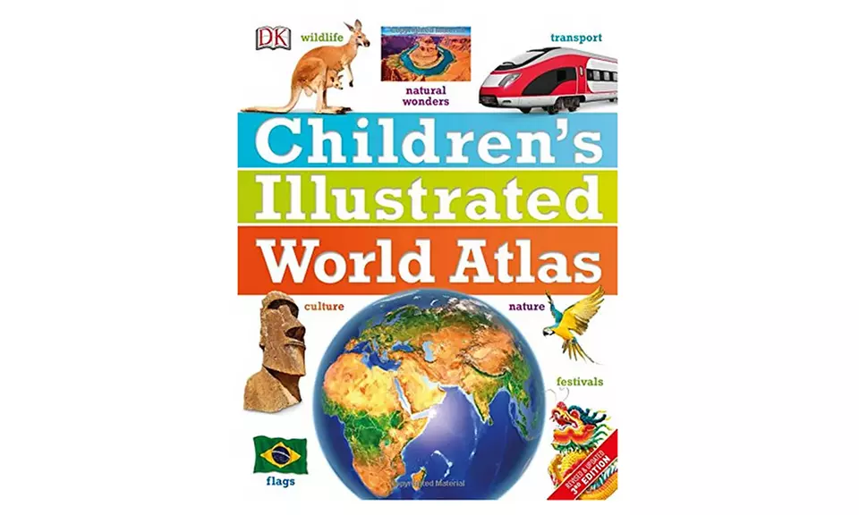 Children's Illustrated World Atlas | Groupon Goods