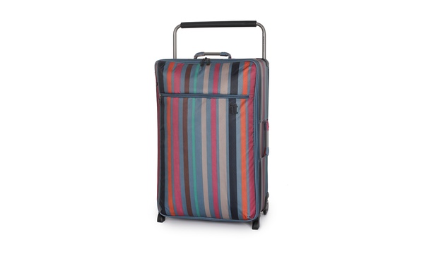 it striped suitcase