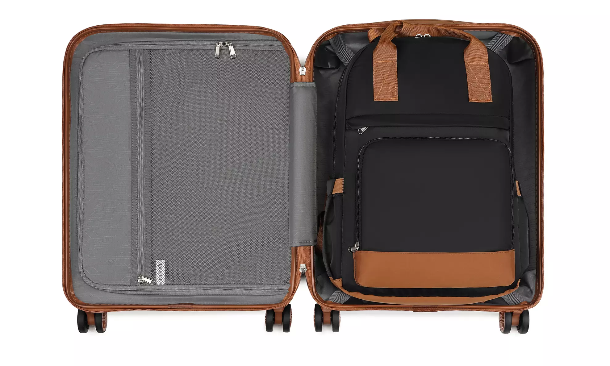 KONO 20 Inch Hard Shell ABS+PC Cabin Suitcase Set