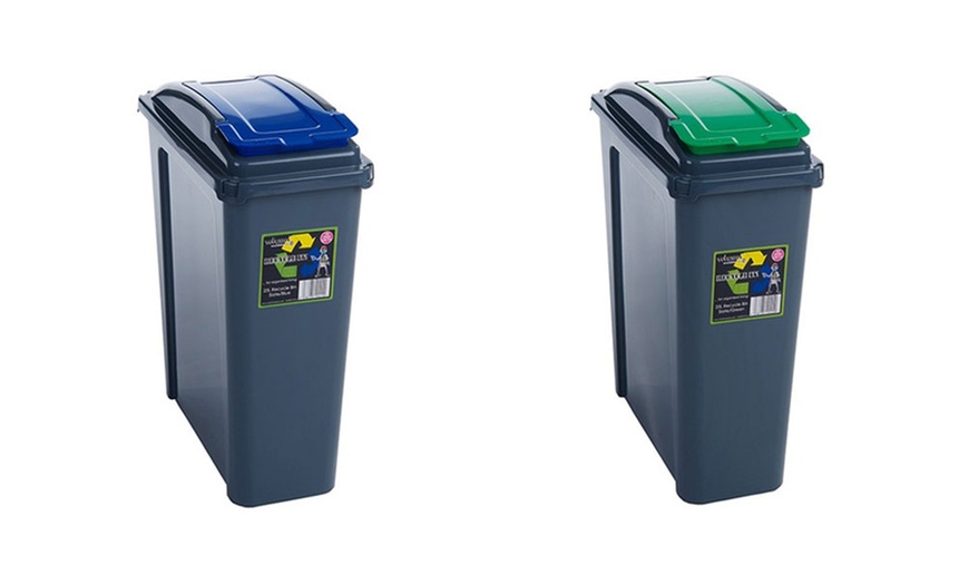 Image 7: Slimline Recycle Bin