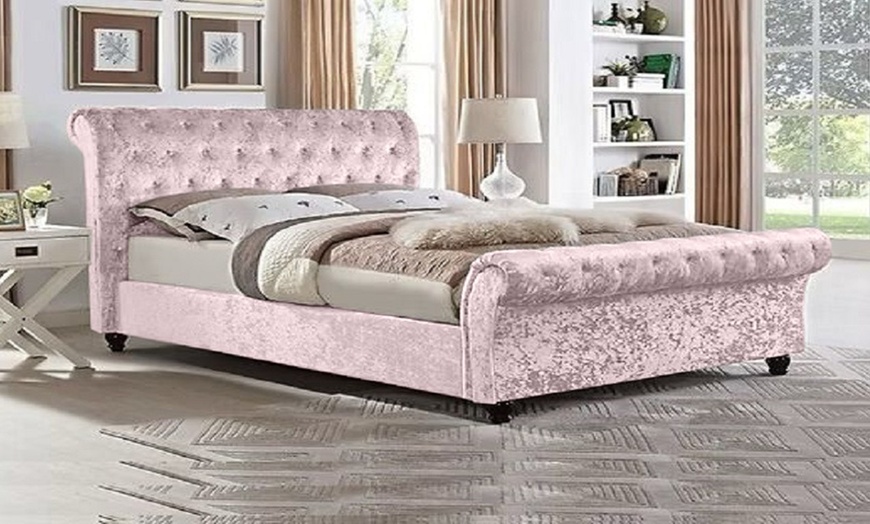 Image 10: Chesterfield Sleigh Bed Frame