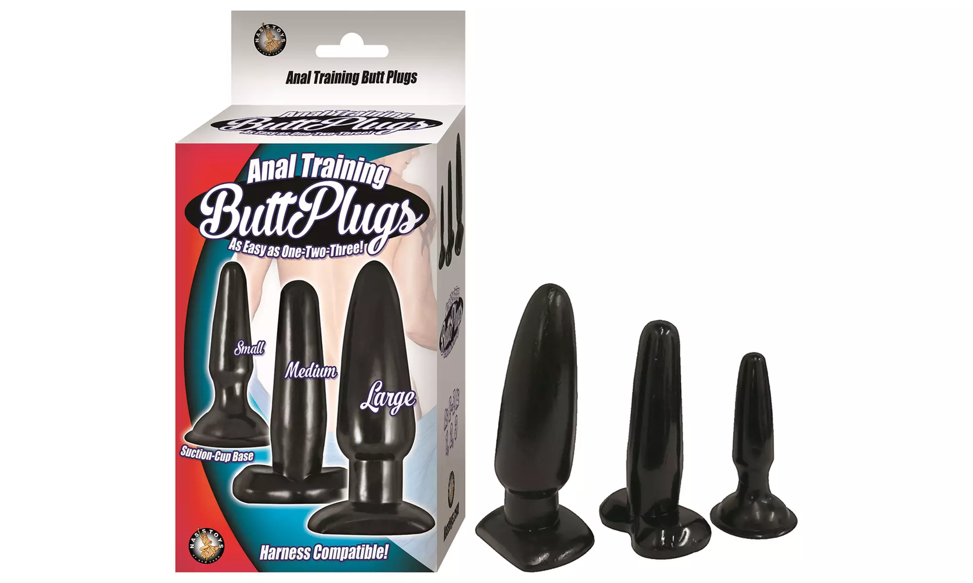 Nasstoys Anal Training Butt Plugs (3-Pack) - Primary Image