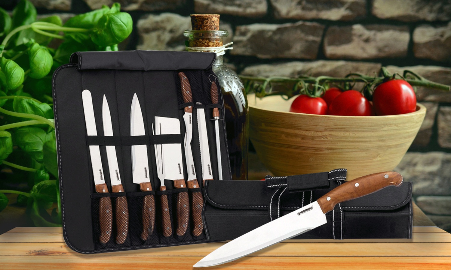 Conjunto de cuchillos de 9 piezas Herzberg