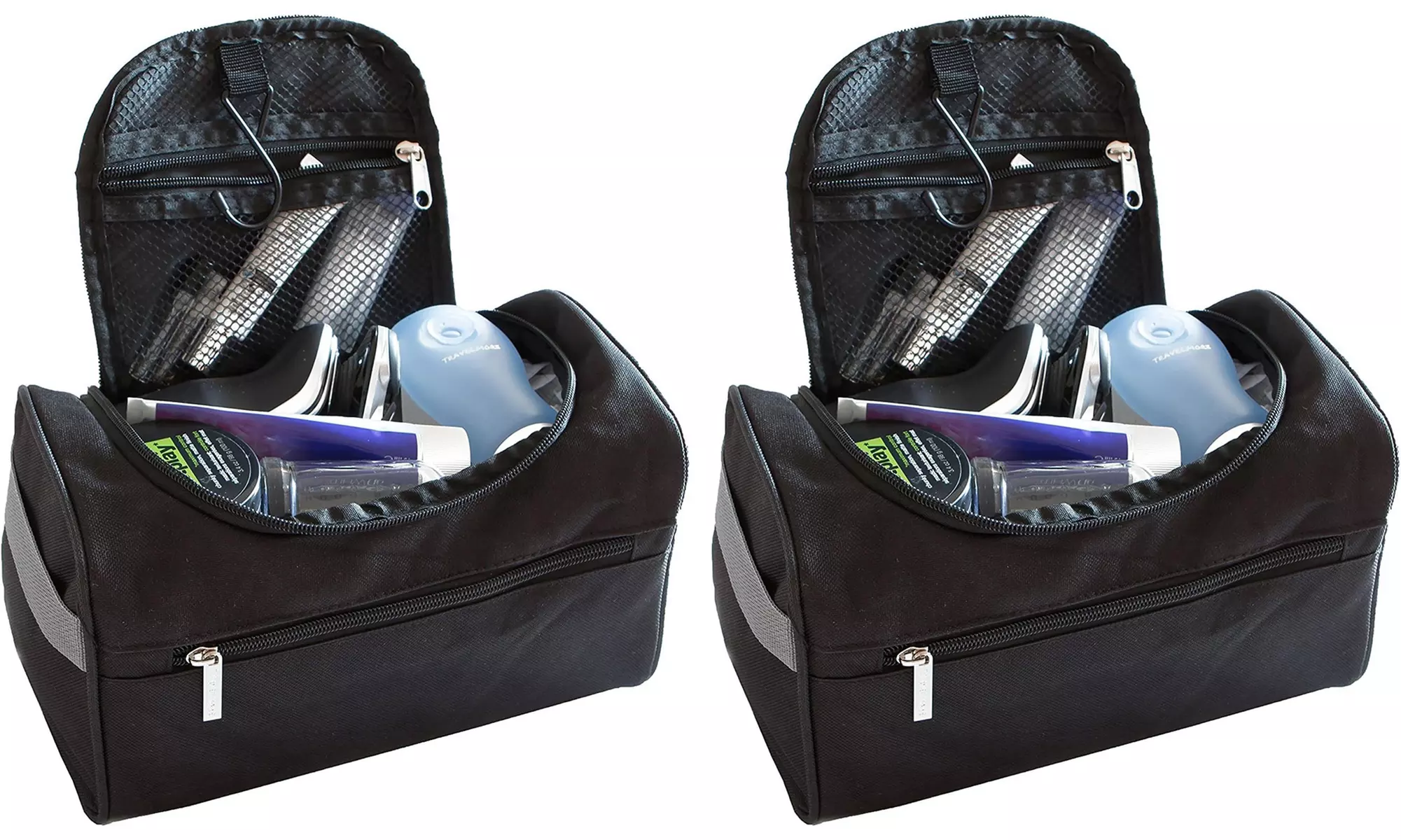 1x oder 2x Kulturbeutel zum Aufhängen