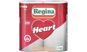  Regina Three-Ply Kitchen Towel Rolls 