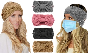 One or Two Button Turban Headbands