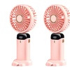 Image 7: One or Two Portable USB Handheld Fans with Five Speed Settings