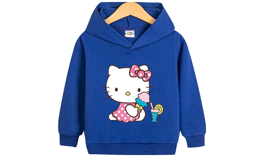 Image 4: Hello Kitty Hooded Sweatshirt