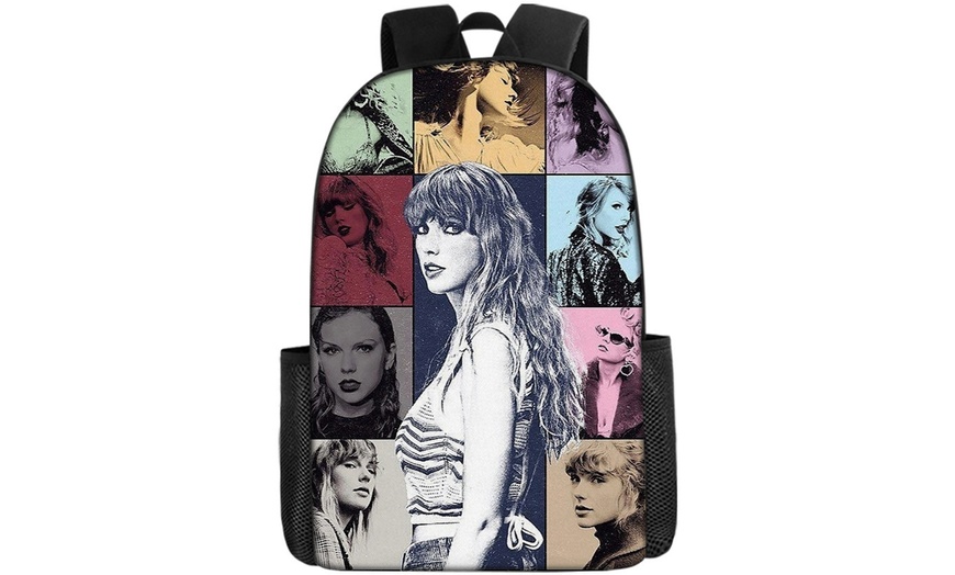 Image 21: Taylor Swift Inspired Three-Piece Backpack Set 