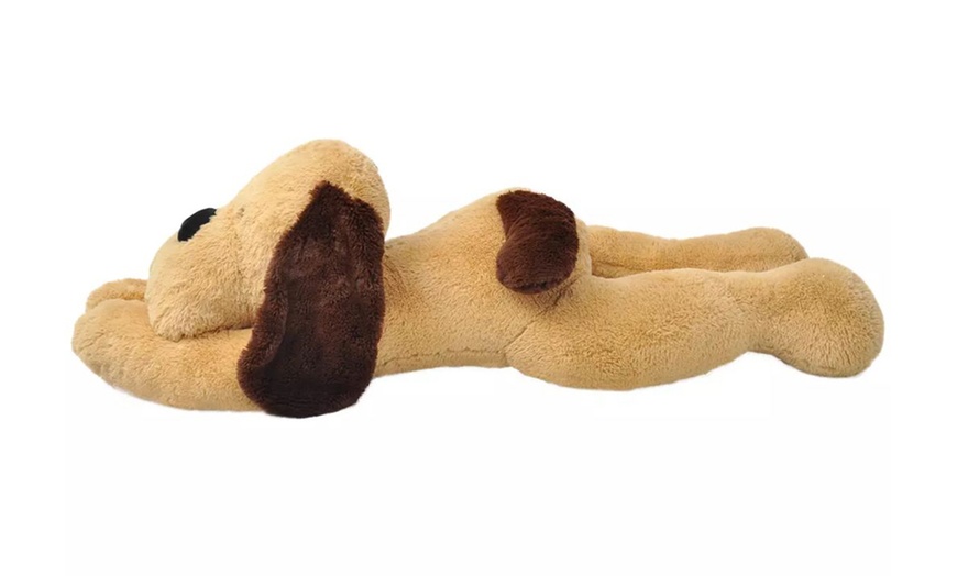 Image 3: Extra-Large Cuddly Dog Plush Toy