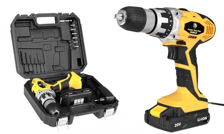 Trapano avvitatore a batteria Bakaji disponibile in 2 modelli