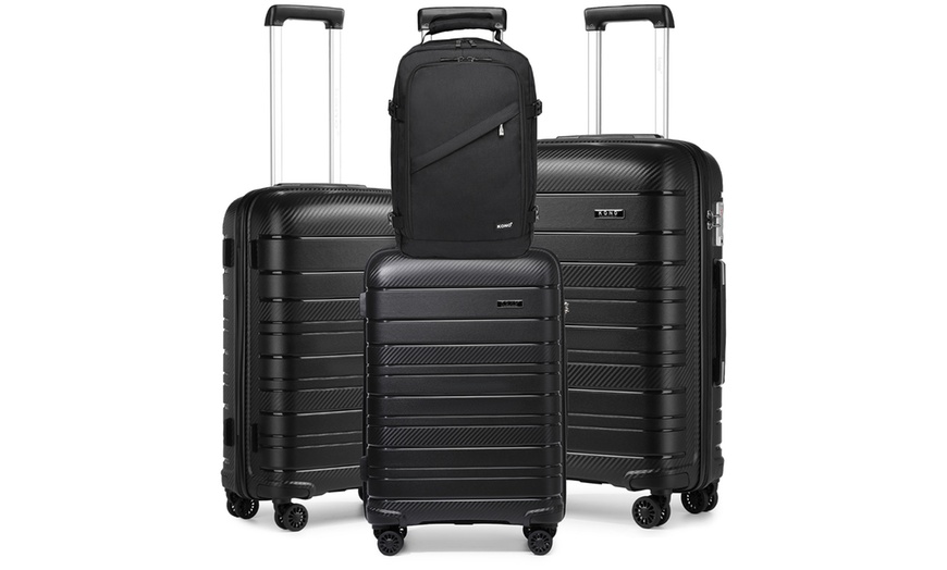 Image 2: One or Three Suitcase Set and Travel Backpack