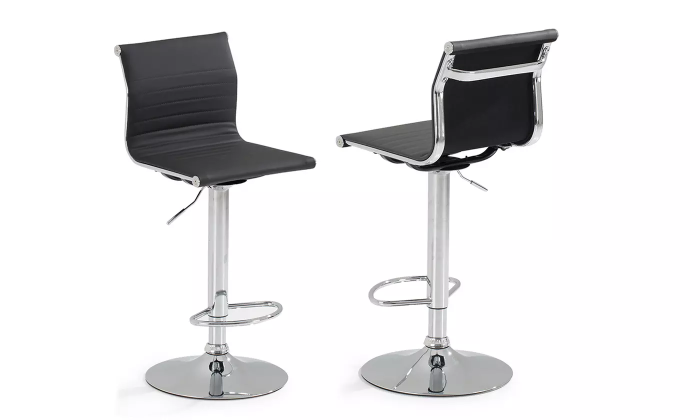 Lot de 2 tabourets de bar ajustable Cesario, coloris au choix - Image 3