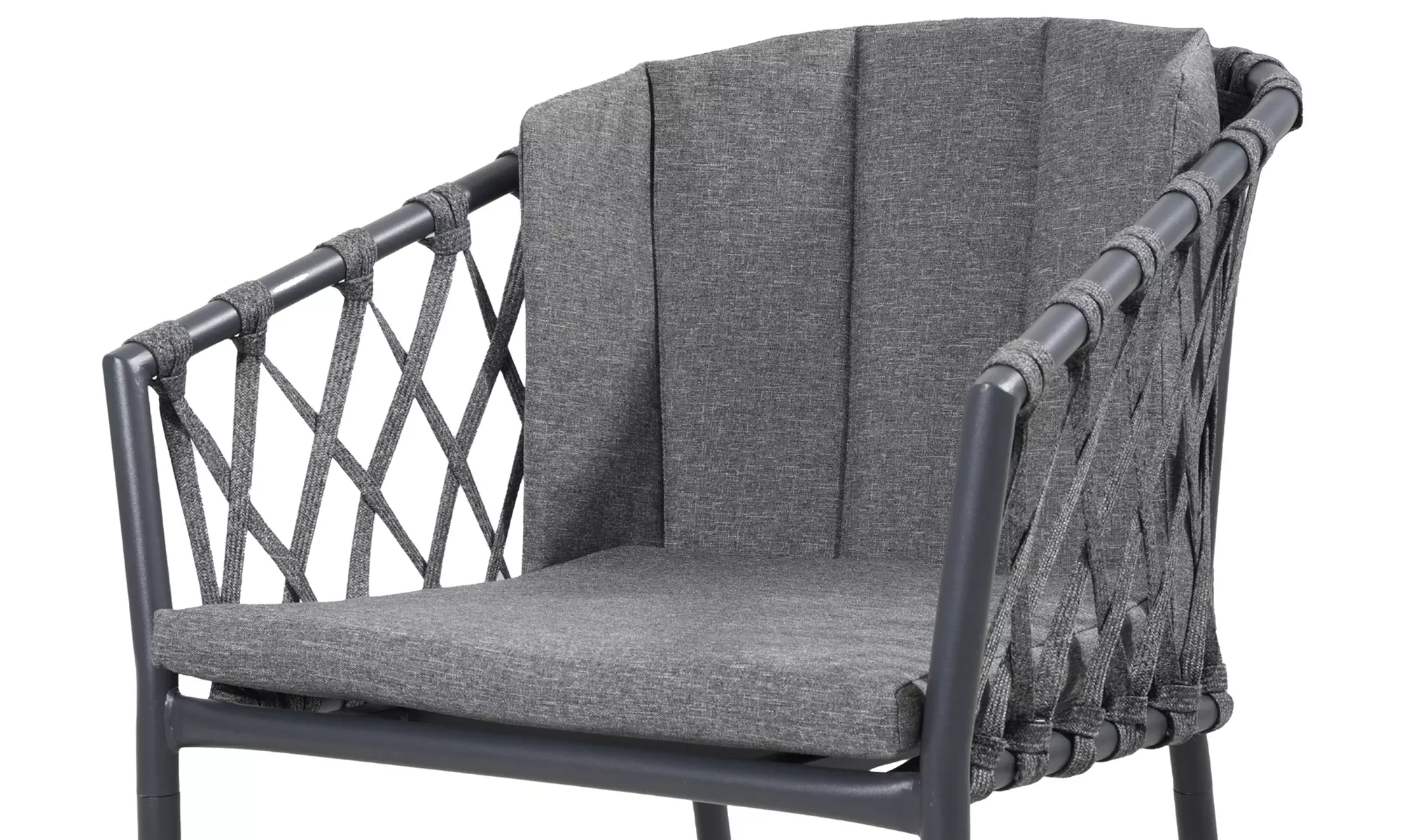 Seven-Piece Metal Outdoor Dining Set with Table and Six Chairs