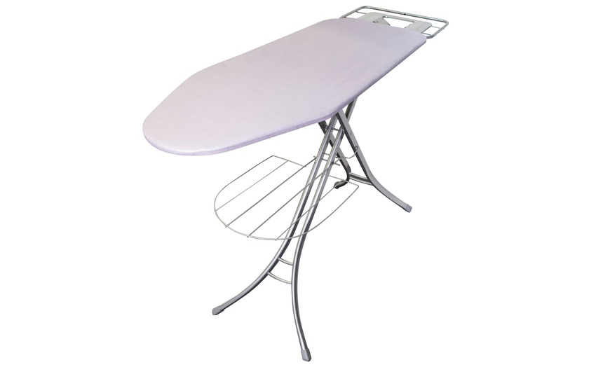 Image 8: Ironing Board with Garment Rack