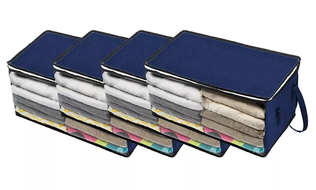 Up to Four Clothes and Linen Storage Organiser Bags