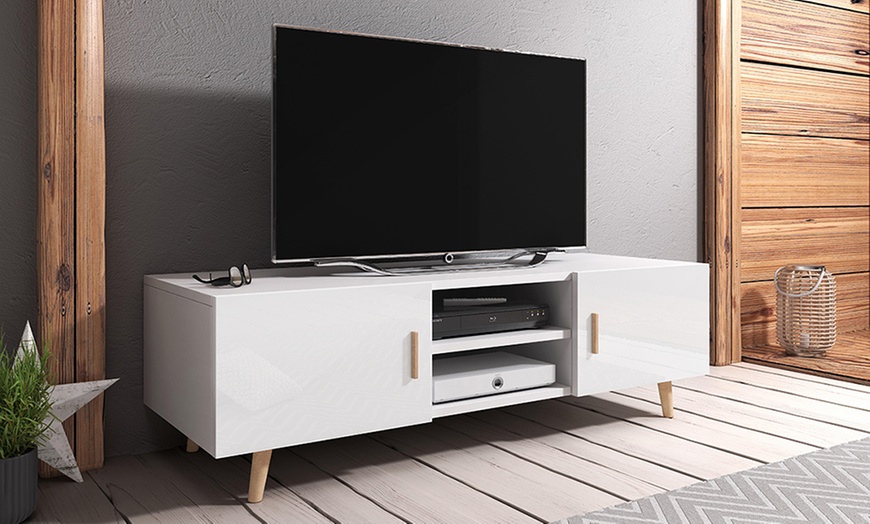 Image 3: Scandinavian Style TV Cabinet