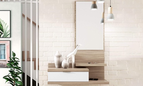 Mobile per ingresso con specchio disponibili in 3 modelli