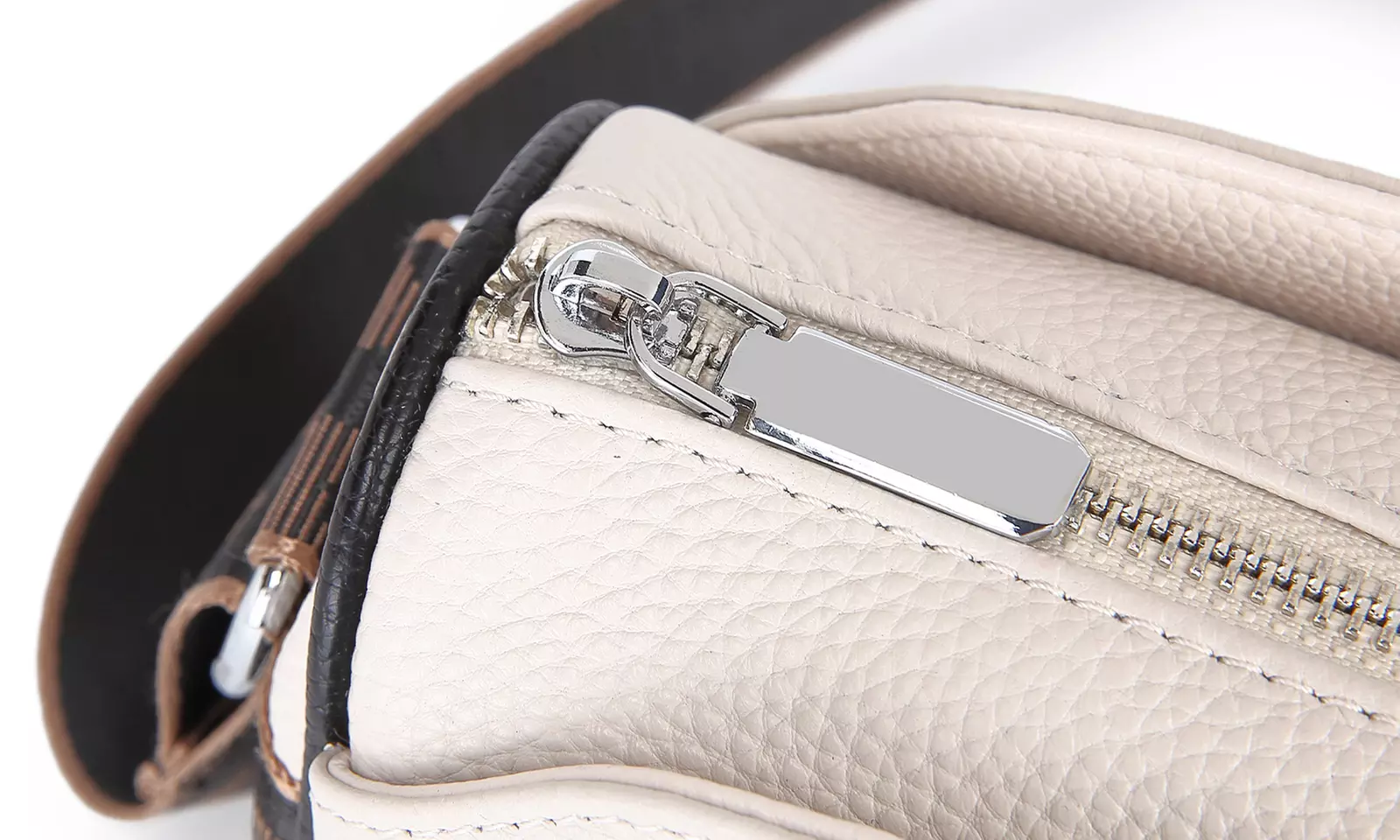 MISS LULU Women Wide Strap Leather Crossbody Bag Hand Bag