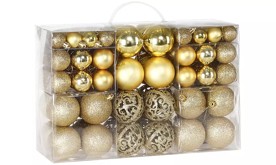 Set di 100 palline di Natale