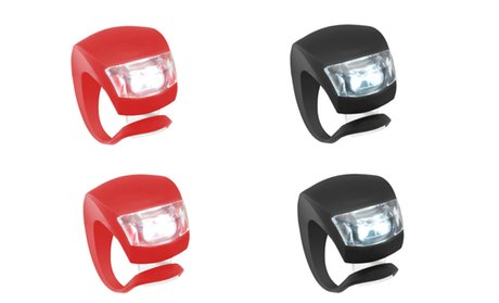 Silicone LED Bike Lights (4-Pack)