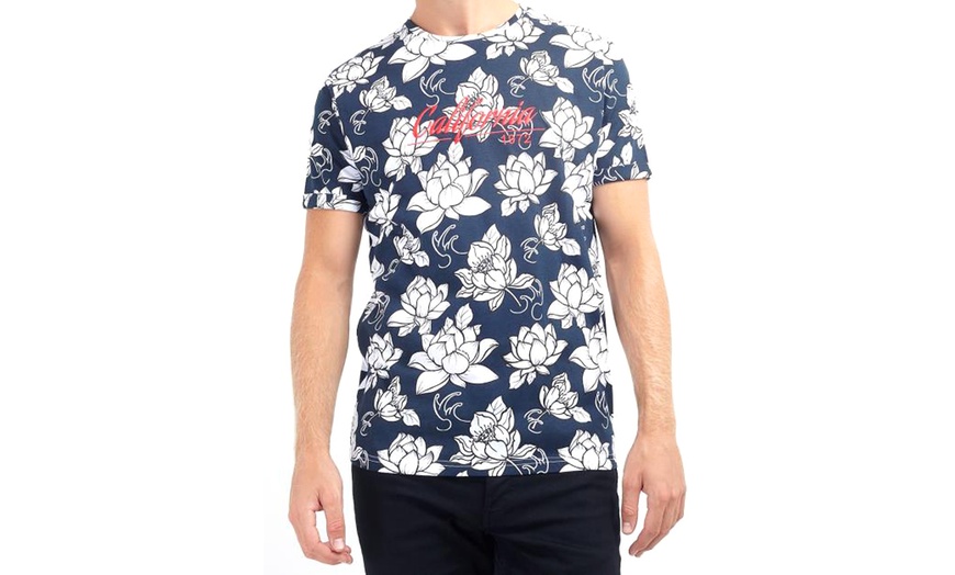 Image 1: Hawaiian Print T-Shirt