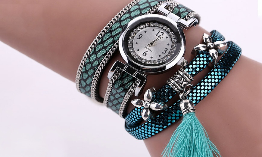 Image 5: Montre Lucy Multi-couche Wrap