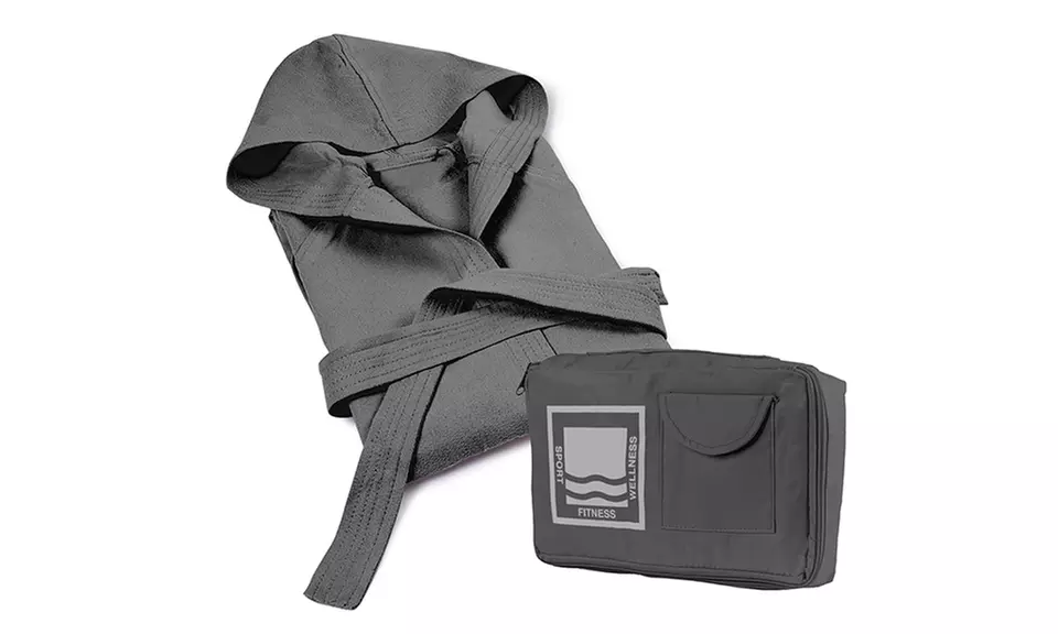 Accappatoio in microfibra con trattamento super assorbente