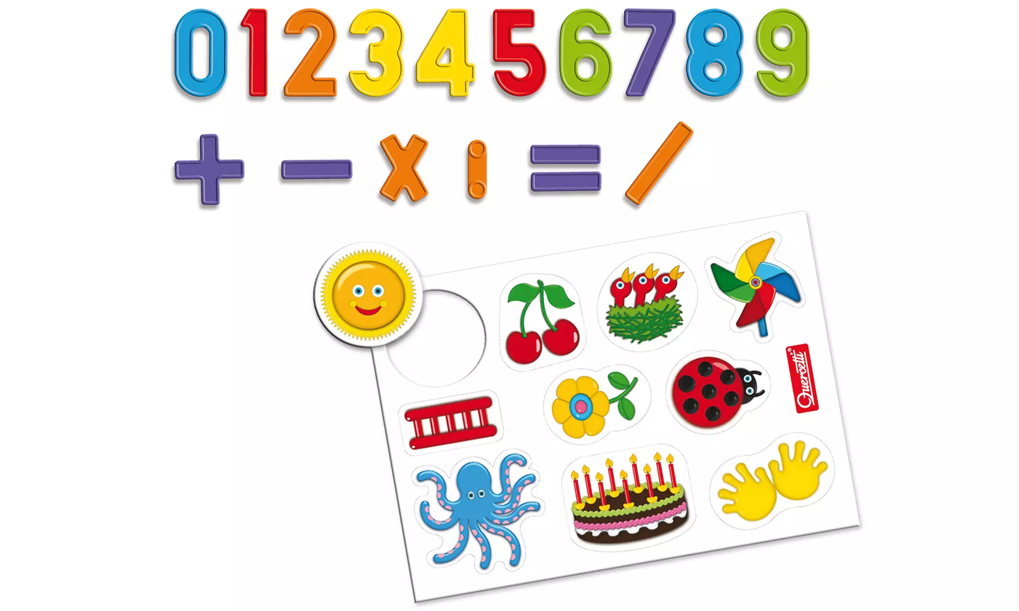 Tableau éducatif avec puzzle magnétique 3 en 1 de Quercetti - Second Medium