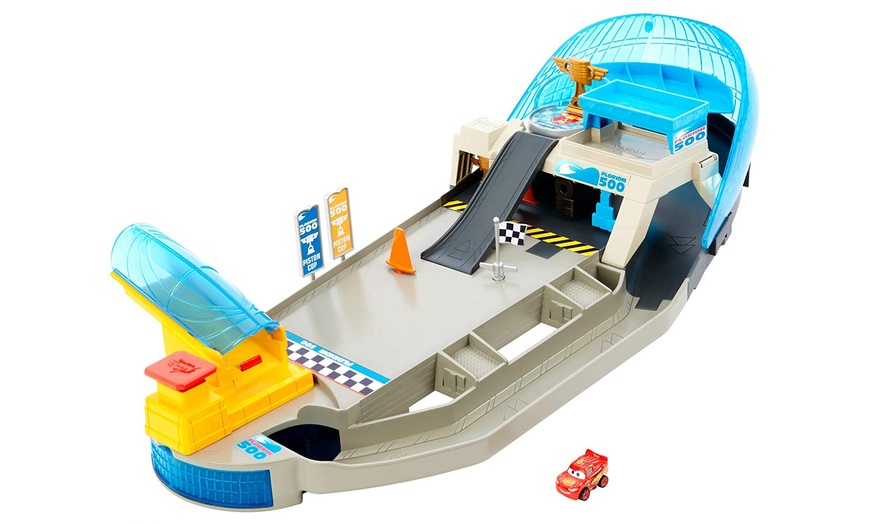 Image 1: Mattel Mini Car Raceways Playset