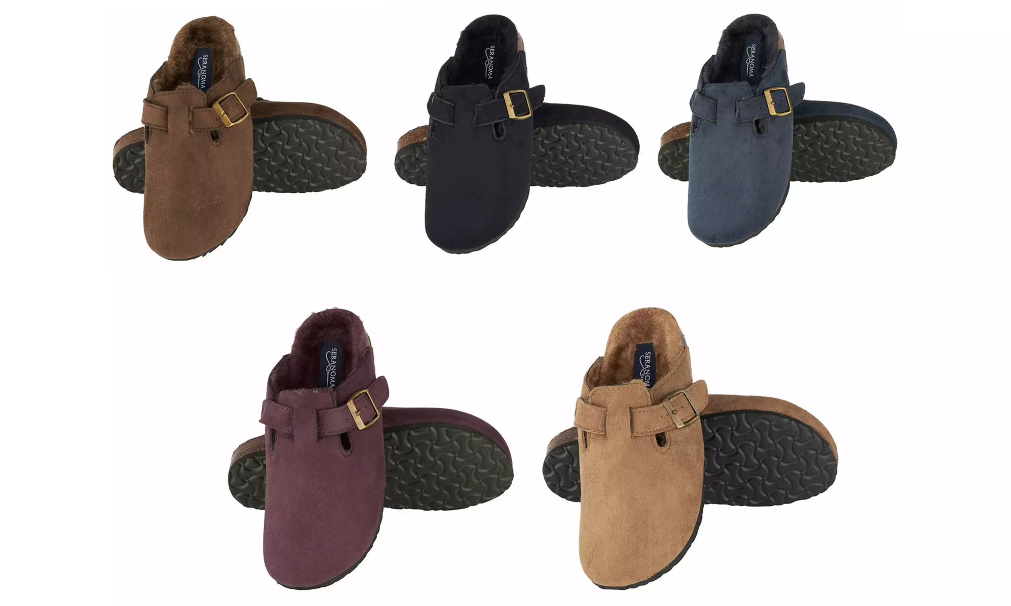 Seranoma Women's Indoor and Outdoor Cork Clog Slippers - Primary Image