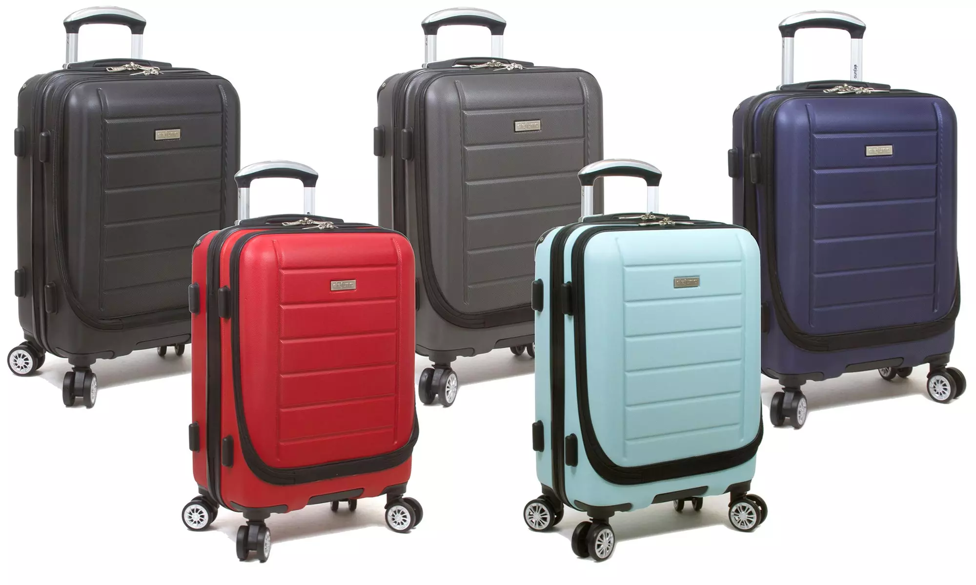 Dejuno Compact Hardside Carry-on Spinner Luggage with Laptop Pocket - Primary Image
