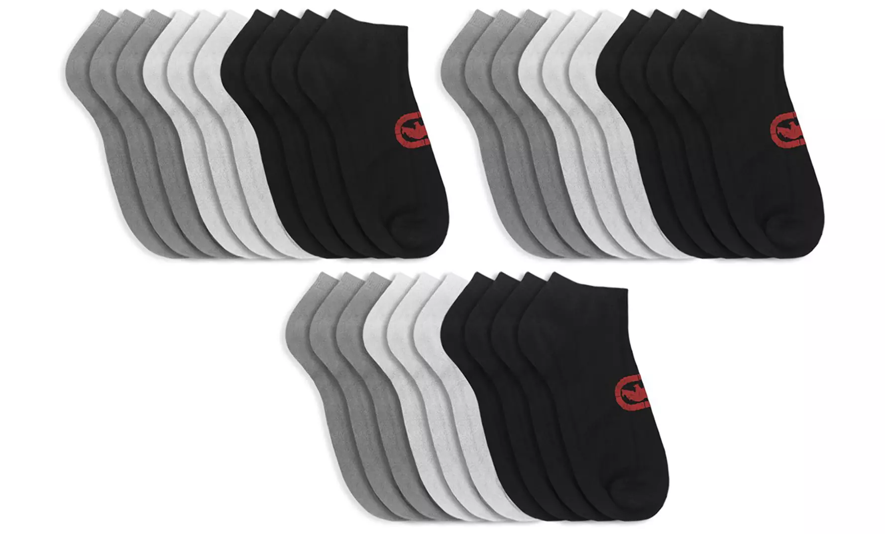 Ecko Men's Quick-Dry No-Show Athletic Socks (30-Pack) - Primary Image