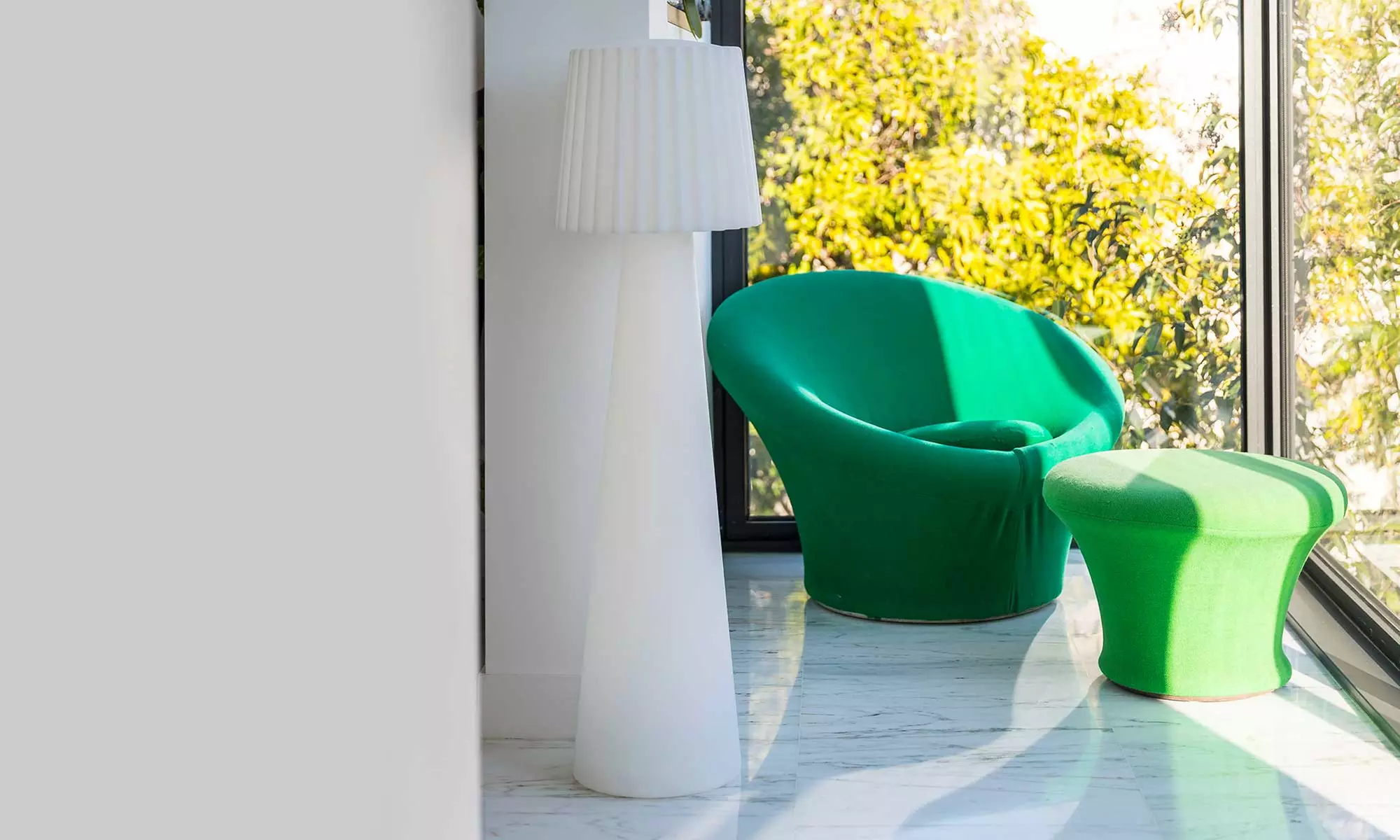 1 ou 2 lampadaires design sans fil LED multicolores dimmables LADY H110cm avec télécommande - Image 7