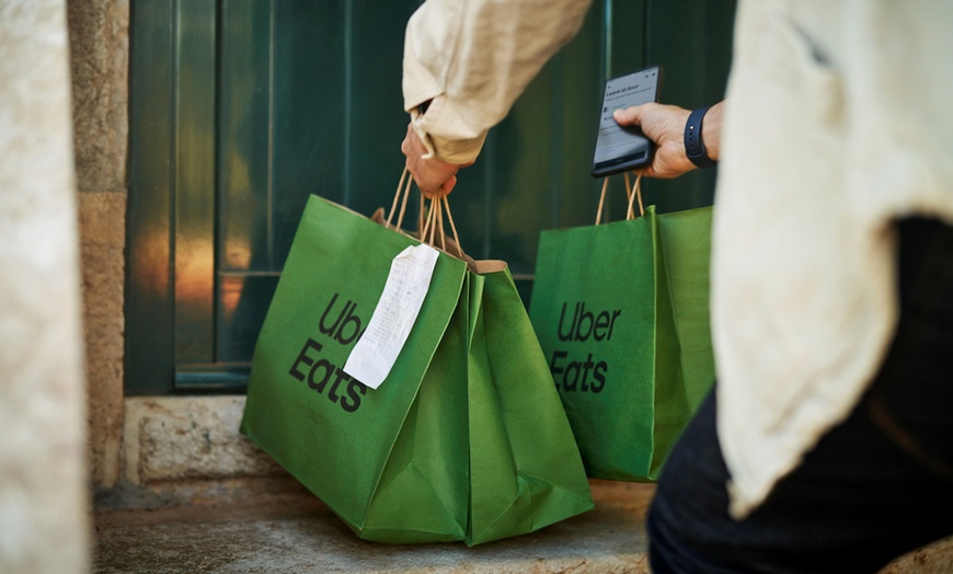 Image 1: Enjoy £5 Off Your First Uber Eats Order for New Customers