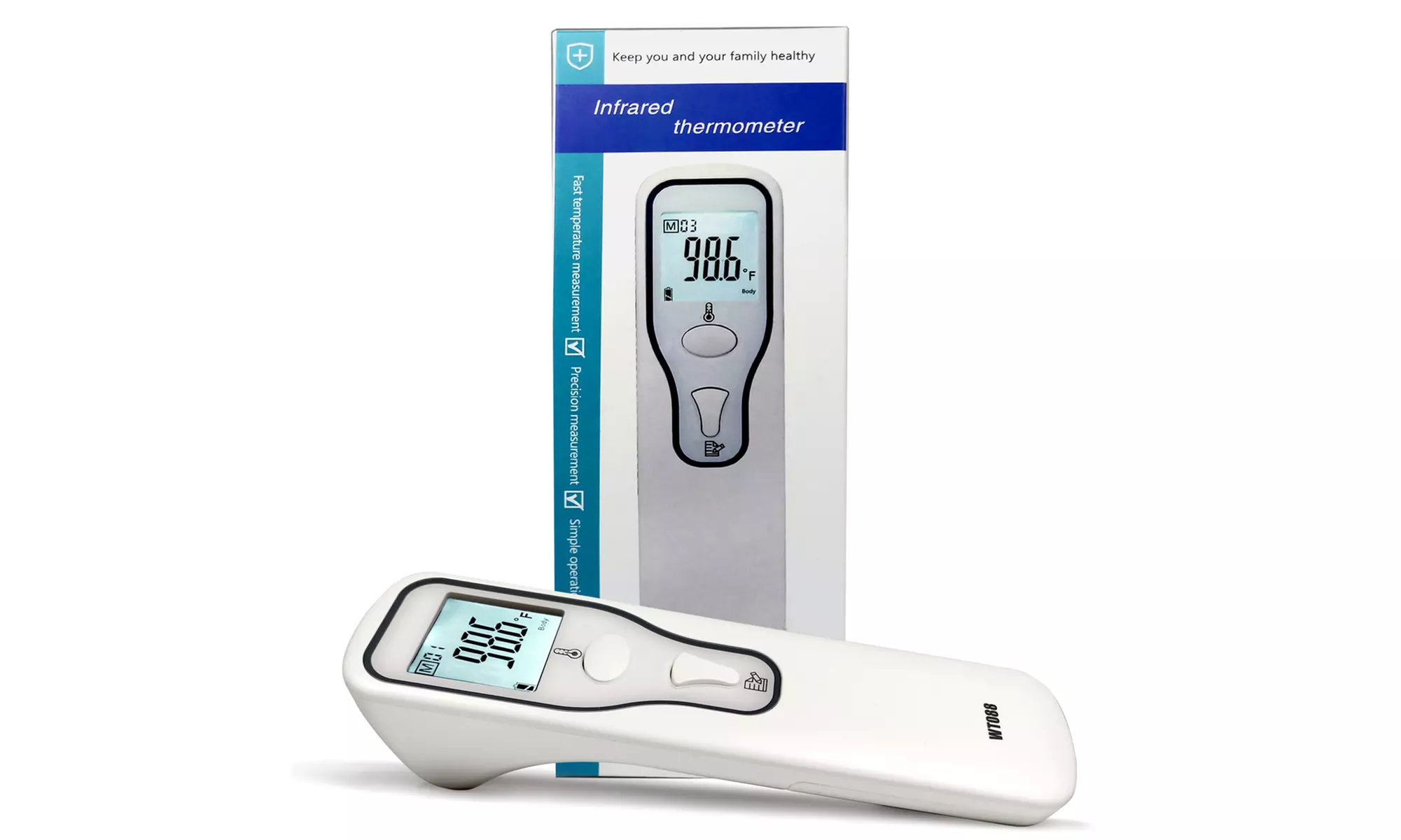 Contactless Digital No-Touch Instant Infrared Thermometer - Second Medium