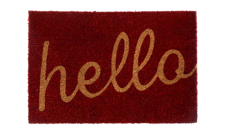 Image 26: Welcoming Slogan Doormat 